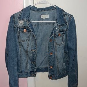 Thrifted jean jacket
